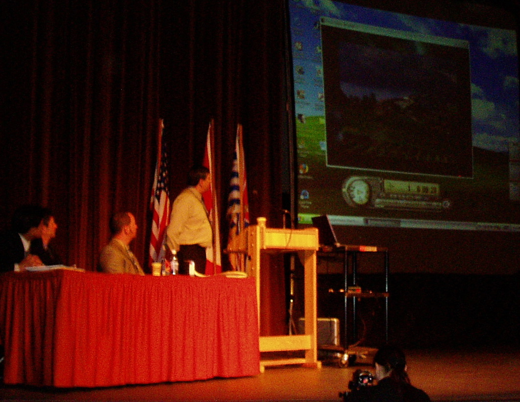 A video followed the Minister’s announcement that launched waterbucket.ca at Penticton Conference in April 2005