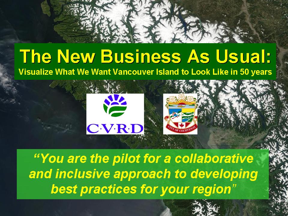 2008_Van Island is Pilot Region for New Business As Usual