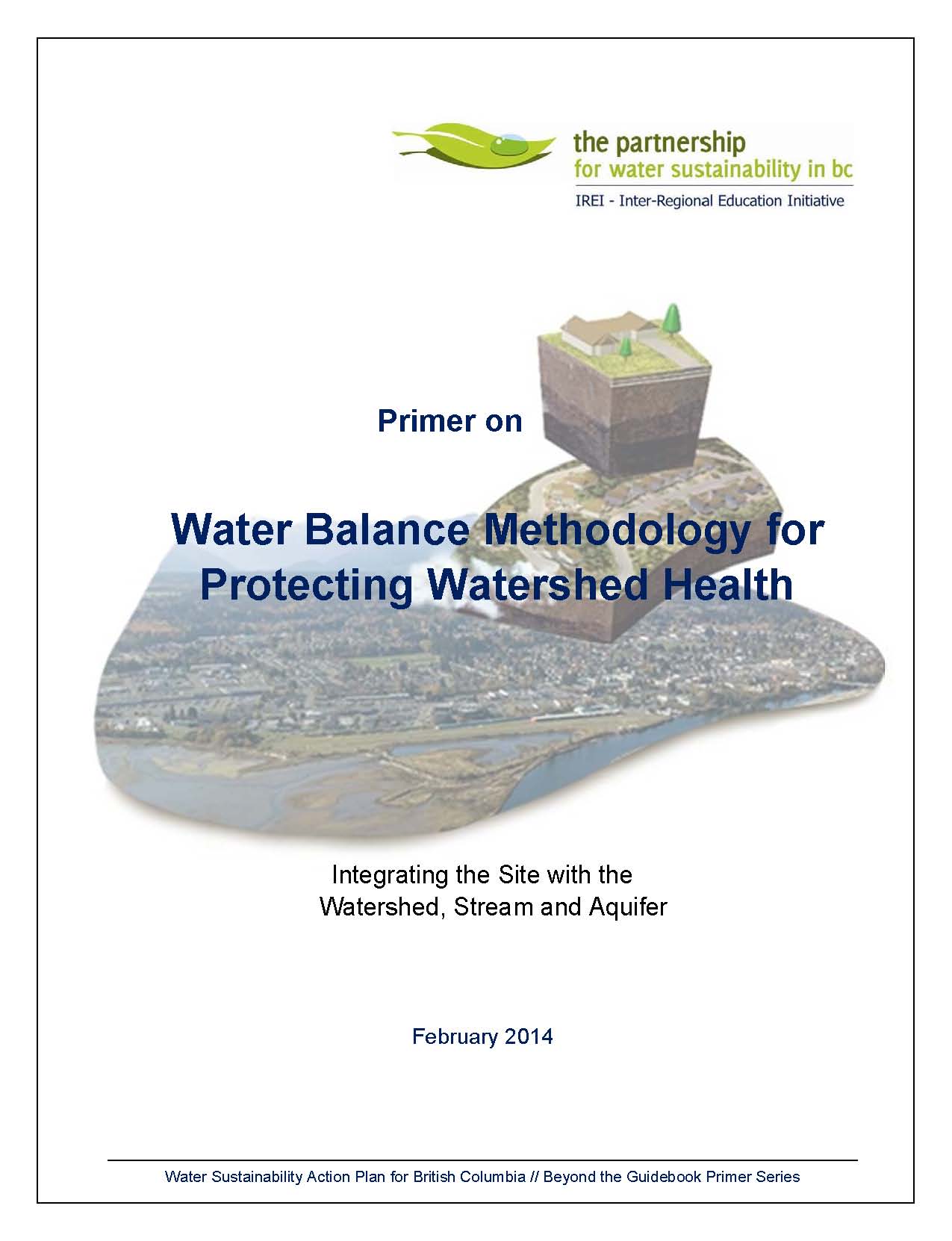 Primer on Water Balance Methodology_Feb-2014_cover