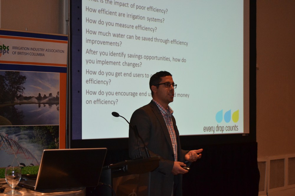 Chris LeConte elaborated on state-of-the-art tools that are being developed to help assess and improve the performance of landscape irrigation systems