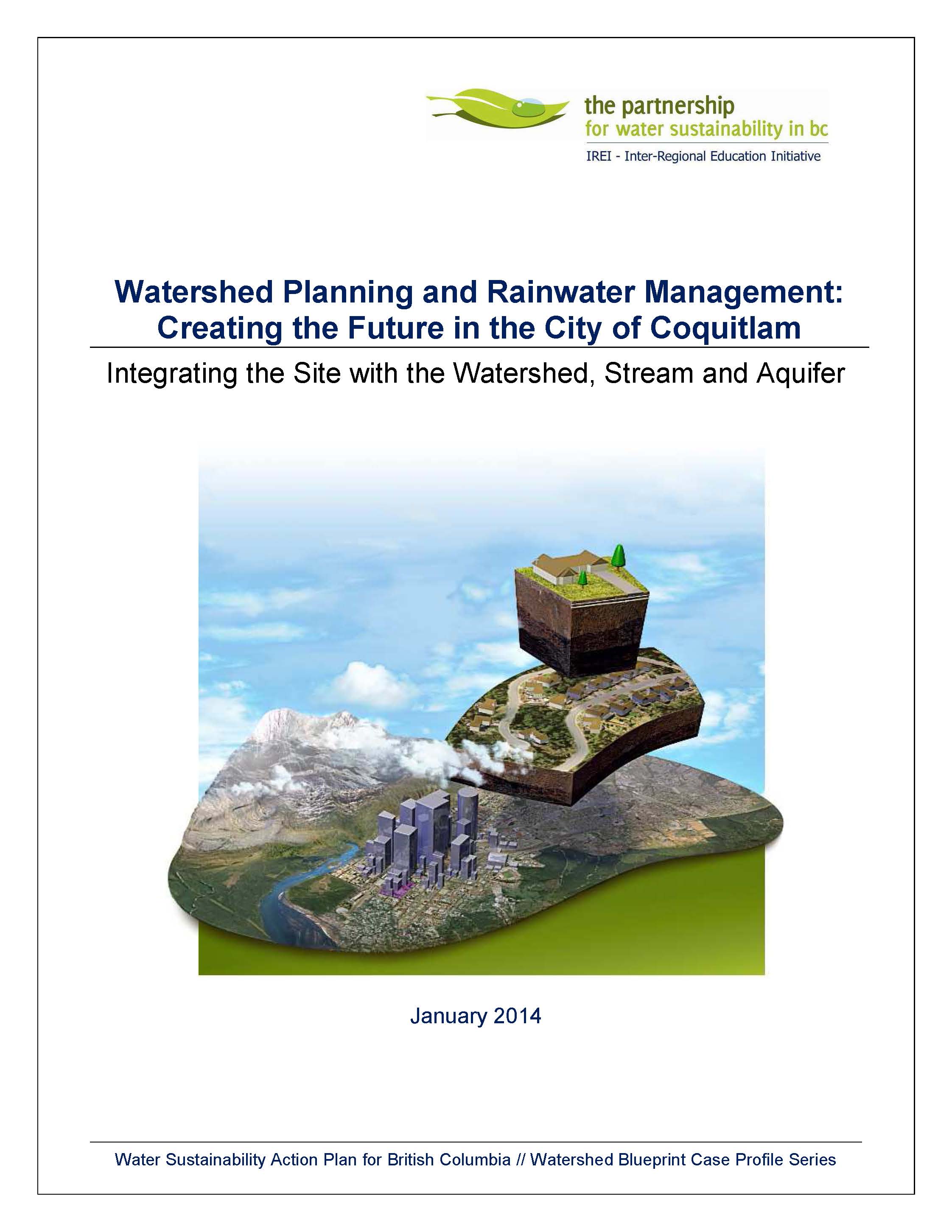 Coquitlam Watershed Planning and Rainwater Management Article (Jan 2014)_cover